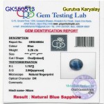 Ratti:5.81(5.26ct) Blue Sapphire